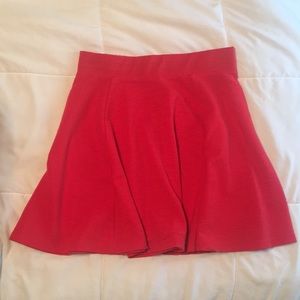 Red Skater Skirt